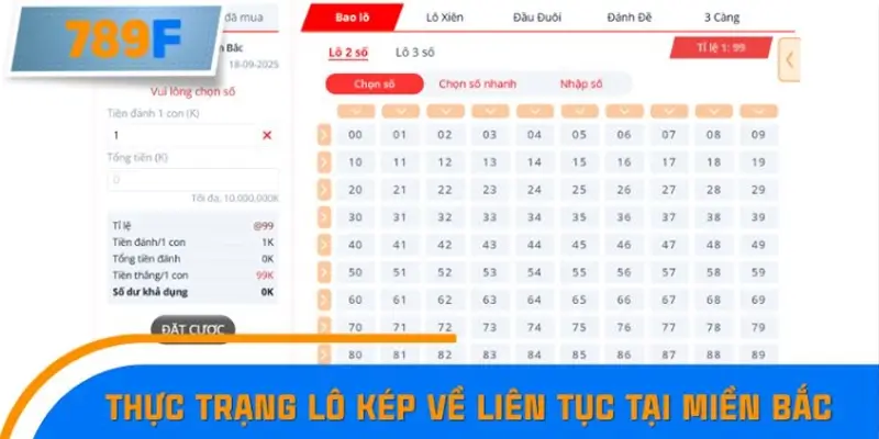 Thực trạng lô kép về liên tục tại miền Bắc gần đây